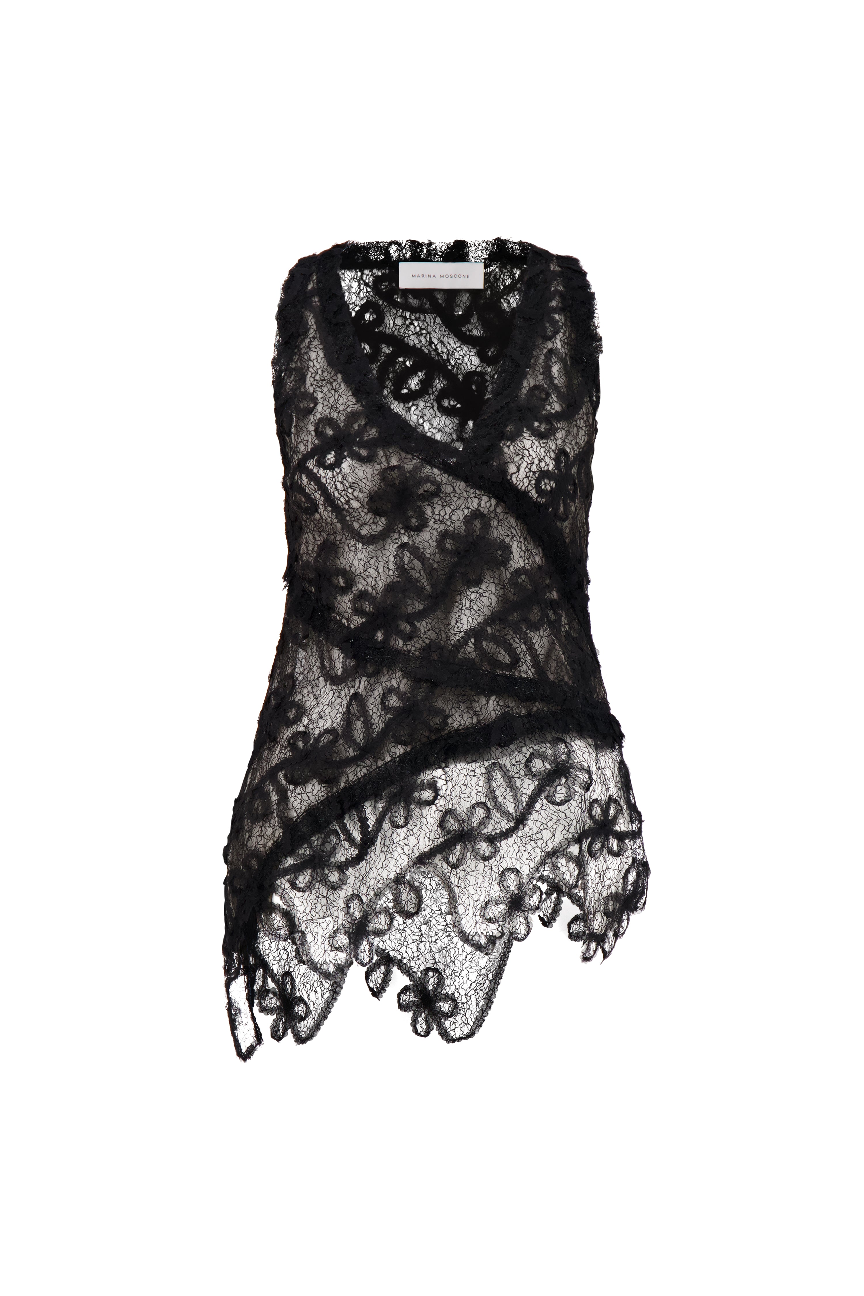Lace Patchwork Top - Marina Moscone | Over The Moon