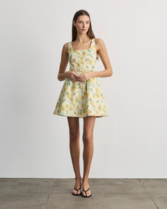 Paige Dress in Butter Multi