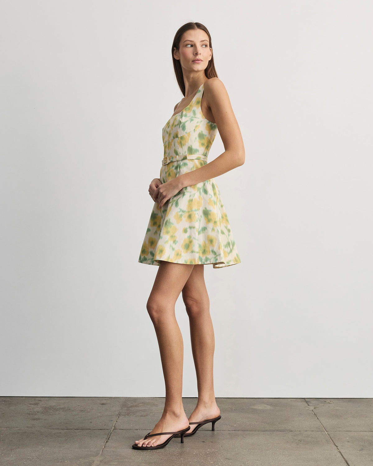 Paige Dress in Butter Multi
