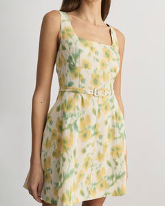 Paige Dress in Butter Multi