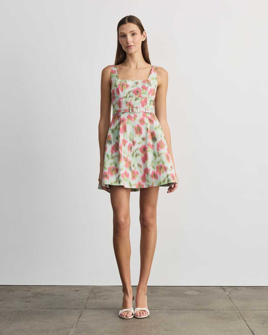 Paige Dress in Pistachio Multi