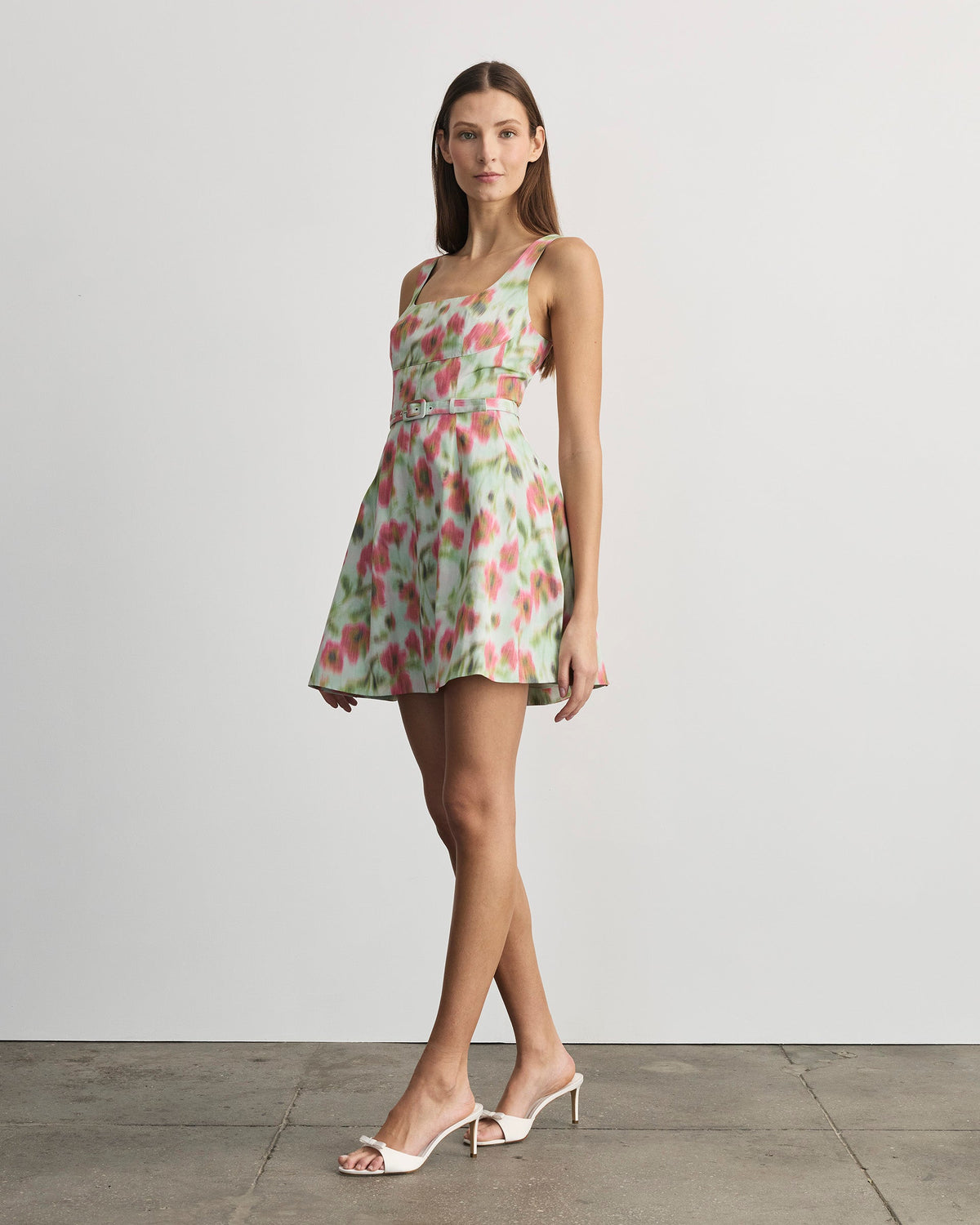 Paige Dress in Pistachio Multi