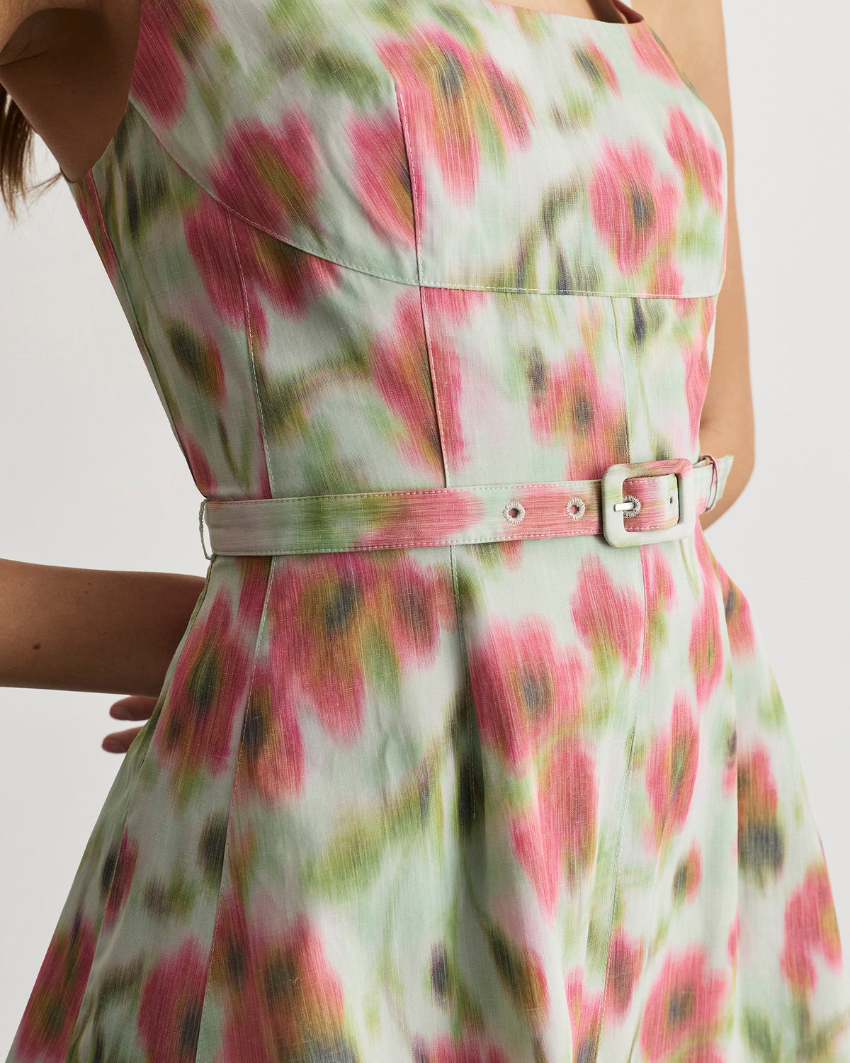 Paige Dress in Pistachio Multi