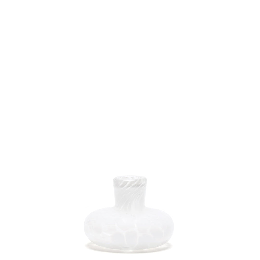 White/Transparent Spotted Candle Holder