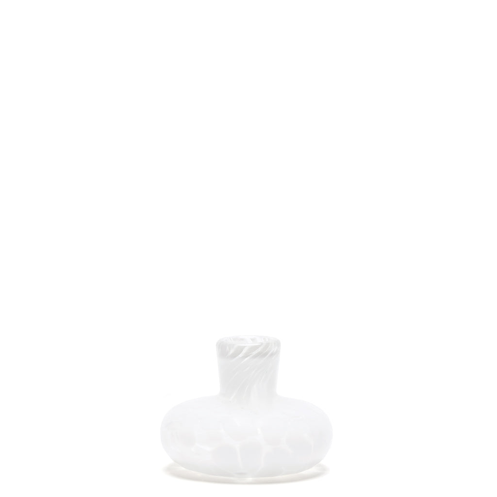 White/Transparent Spotted Candle Holder