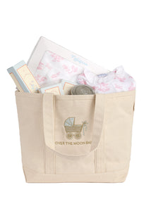 Over The Moon's Bath Baby Bundle in Pink