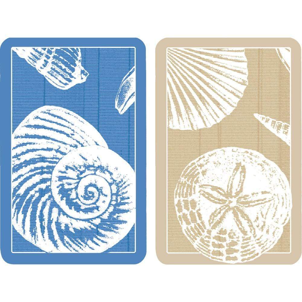 Shells Large Type Playing Cards, 2 Decks Included