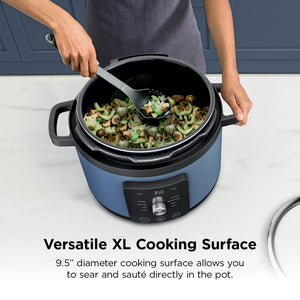 Ninja HyperHeat 9-in-1 6.5qt Electric Pressure Cooker w/ SimpliServe, Blue Macaron