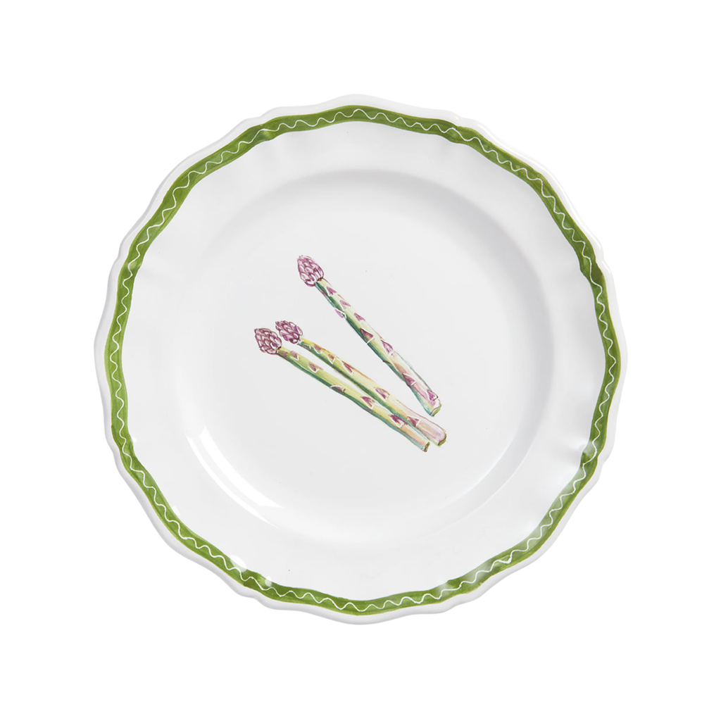 Le Potager du Roi Les Legumes Salad/Dessert Plate in Asparagus