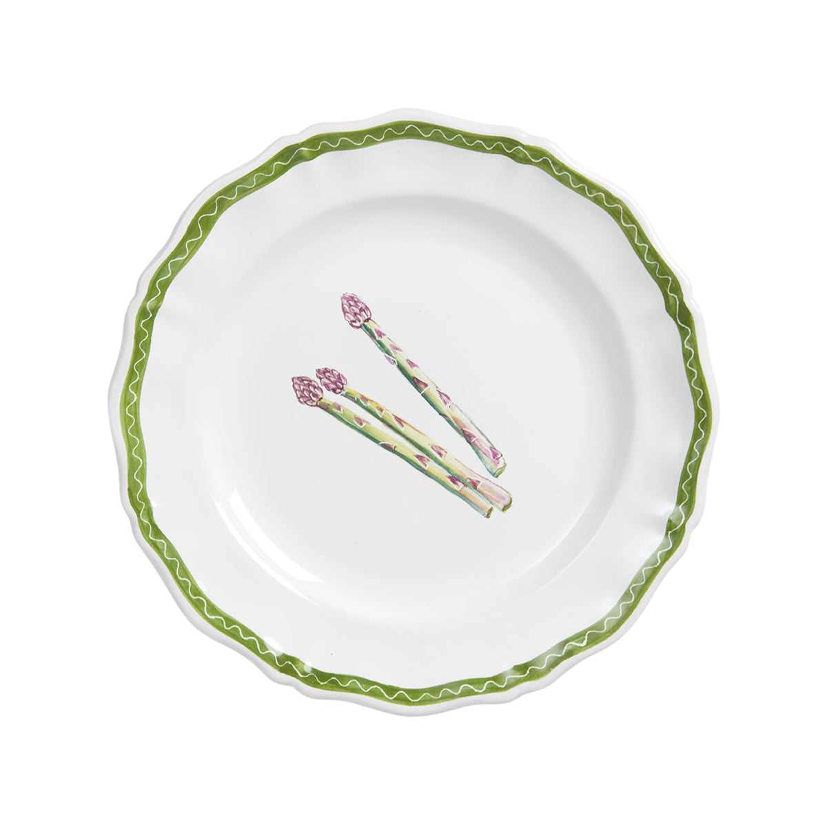 Le Potager du Roi Les Legumes Salad/Dessert Plate in Asparagus