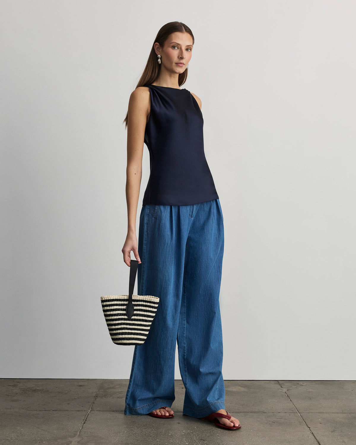 Penny Top in Anthracite