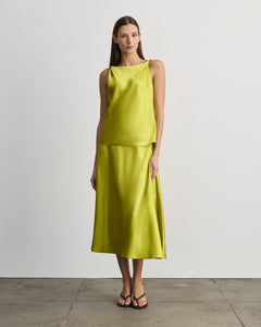 Penny Top in Chartreuse