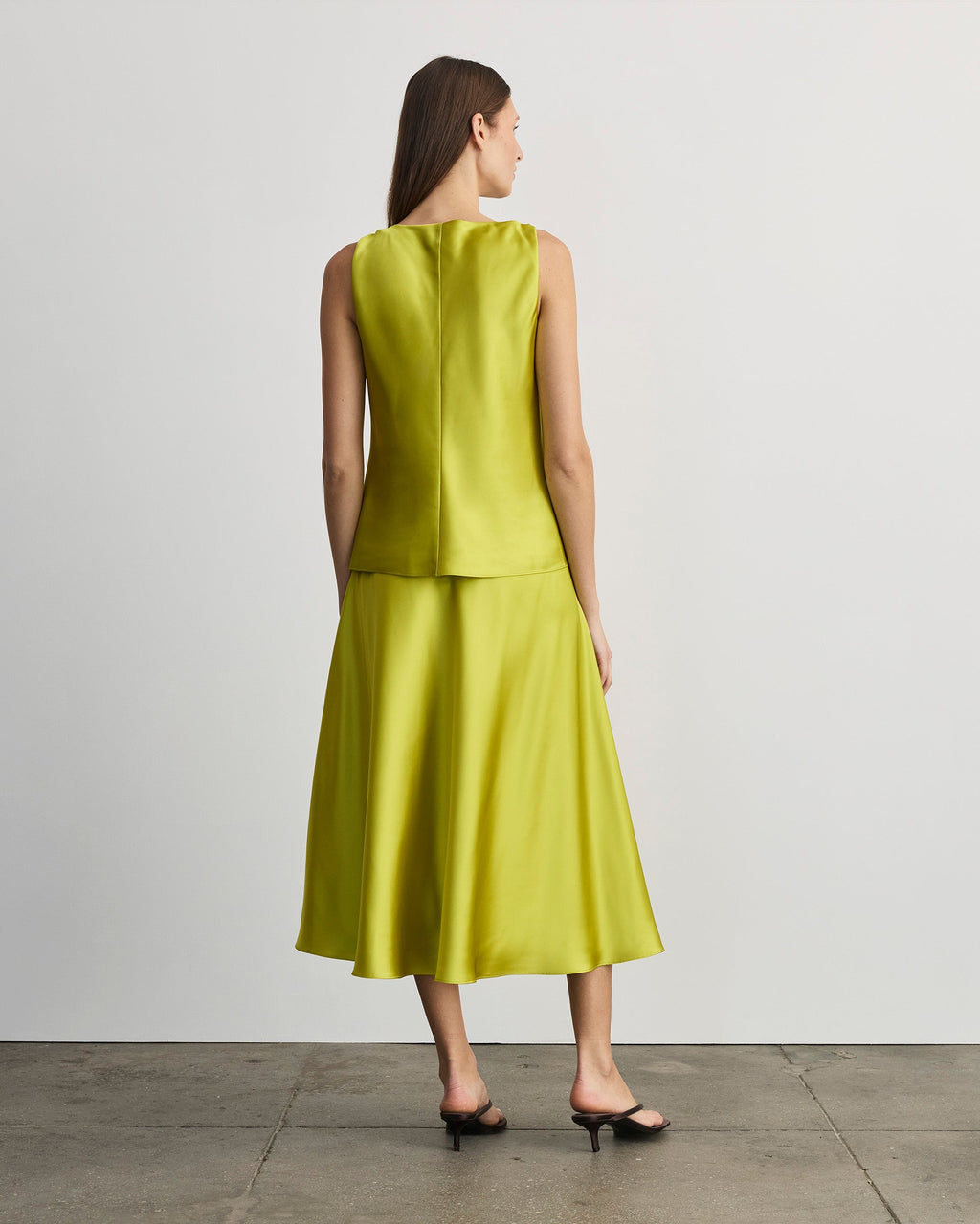 Penny Top in Chartreuse