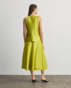 Penny Top in Chartreuse