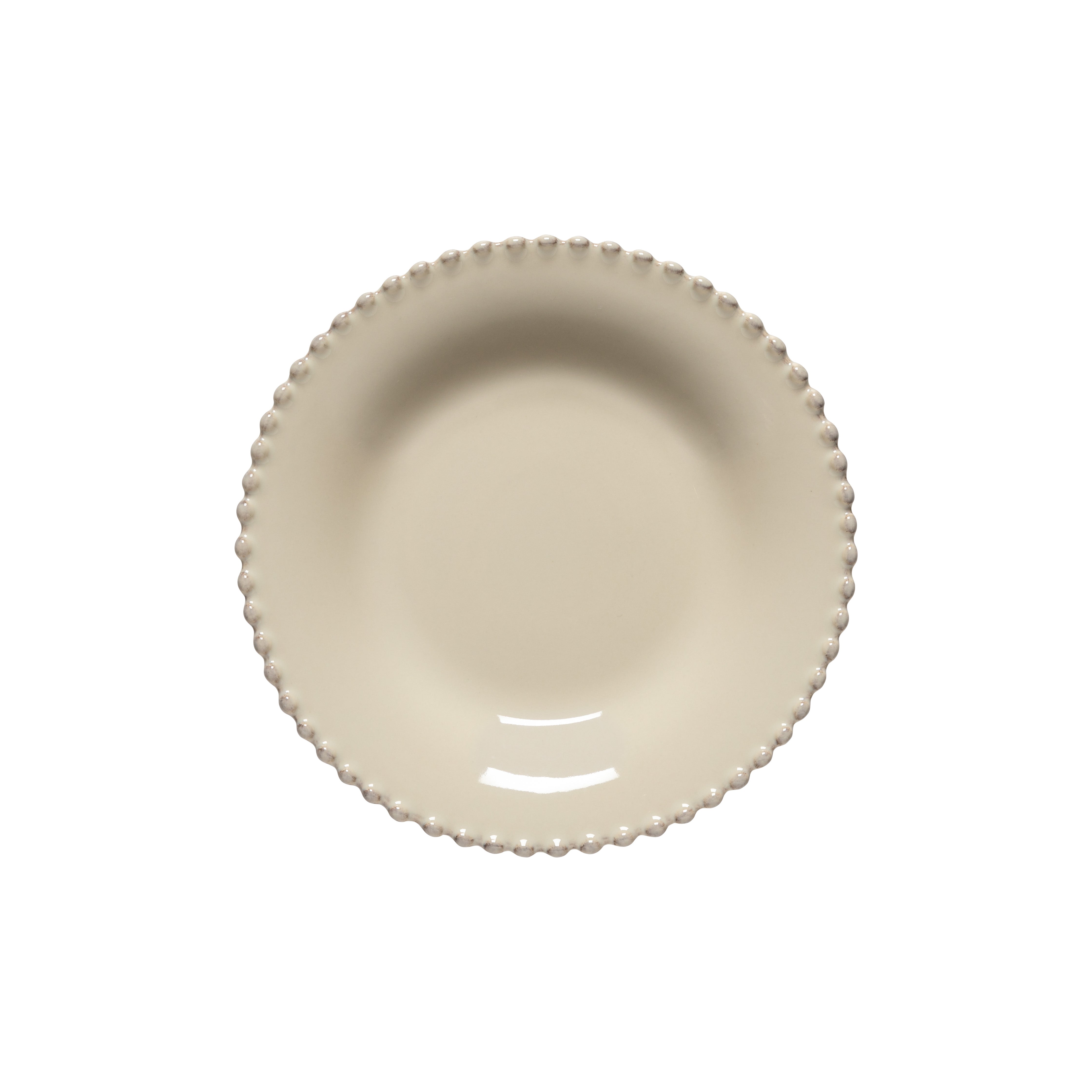 Pearl Collection Pasta Plates in Cream, Set of 6