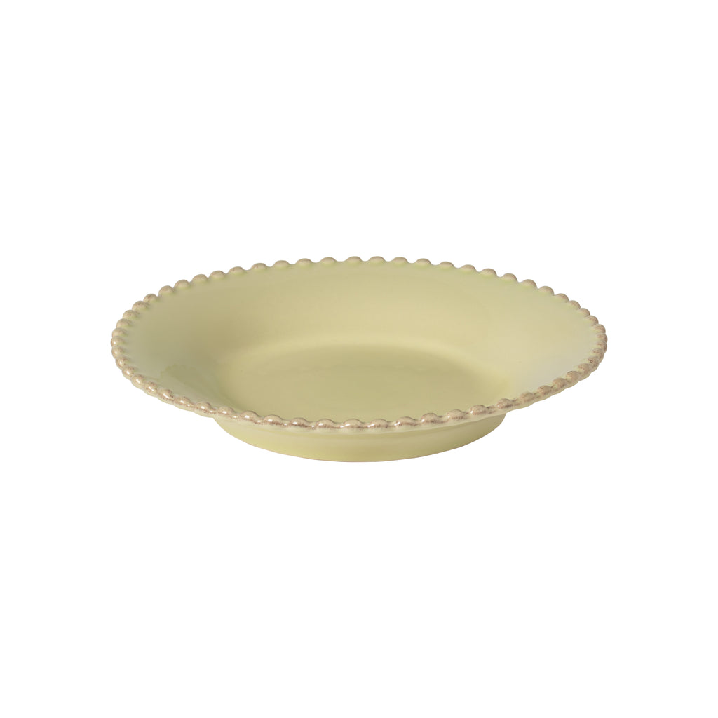 Pearl Collection Pasta Plates in Lilly Green, Set of 6