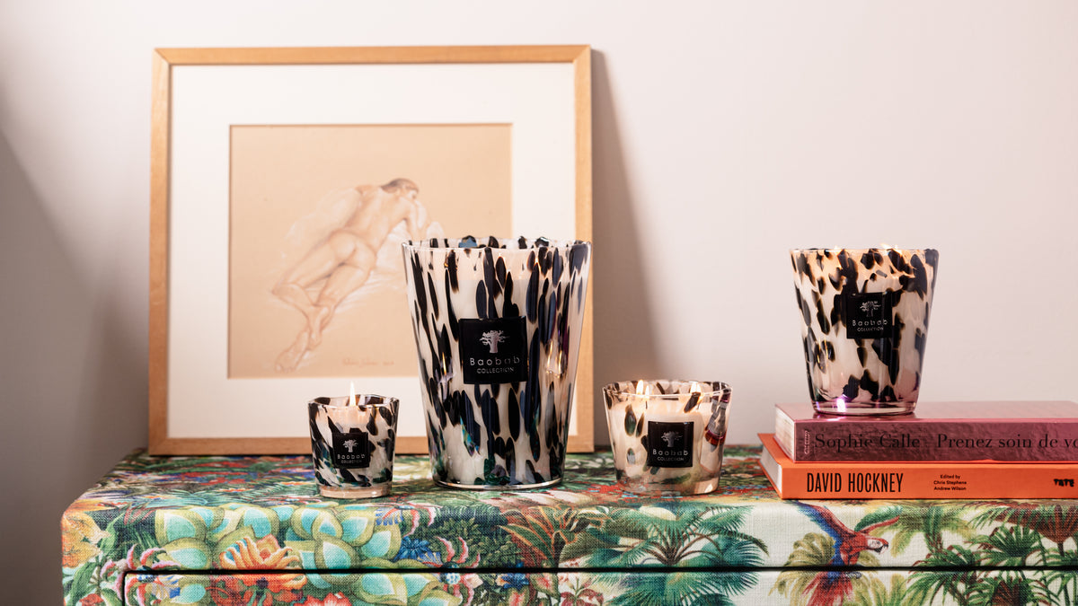 Candle Max 10 Pearls Black