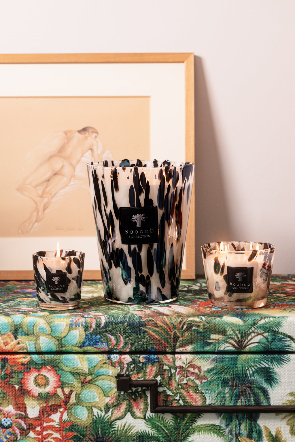 Candle Max 08 Pearls Black
