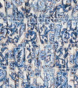 The Phoebe Nap Top in Chedworth Paisley Blue