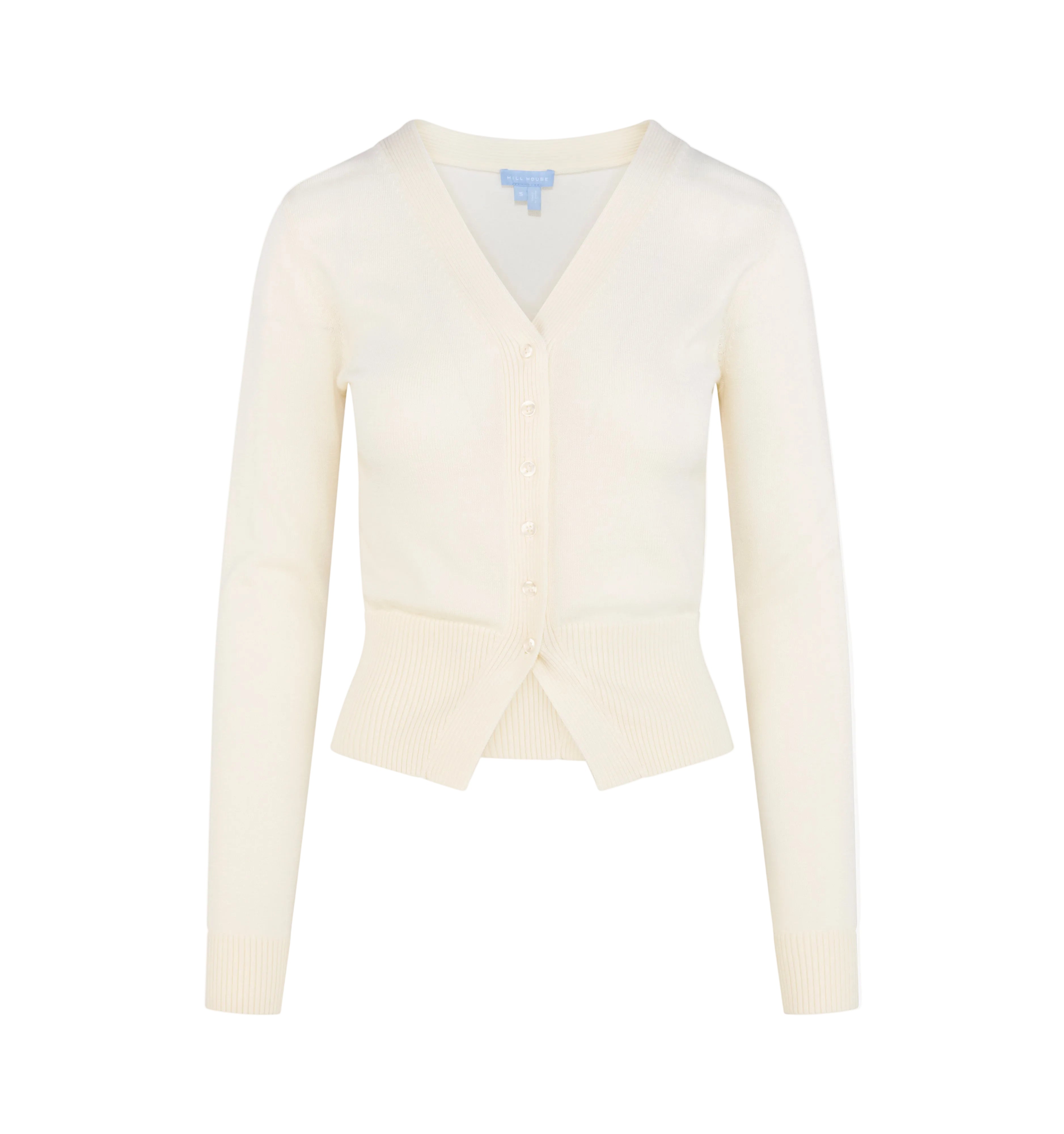 The Amal Cardigan in Antique White