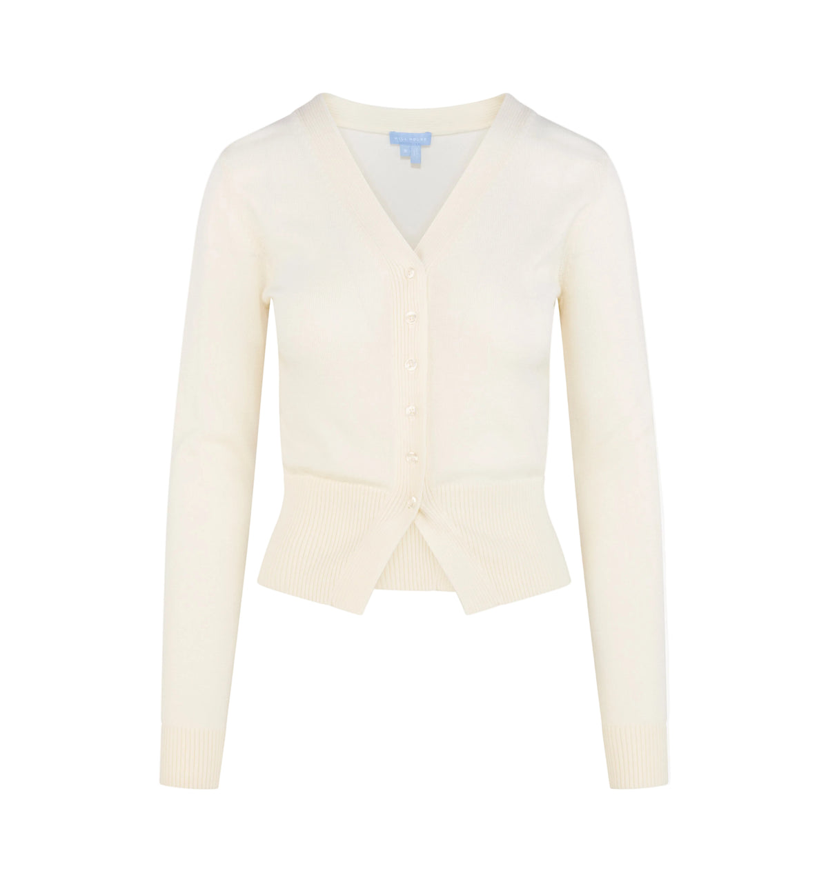 The Amal Cardigan in Antique White