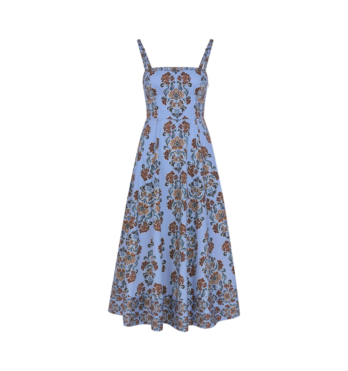 The Margot Dress in Stowell Medallion Iris