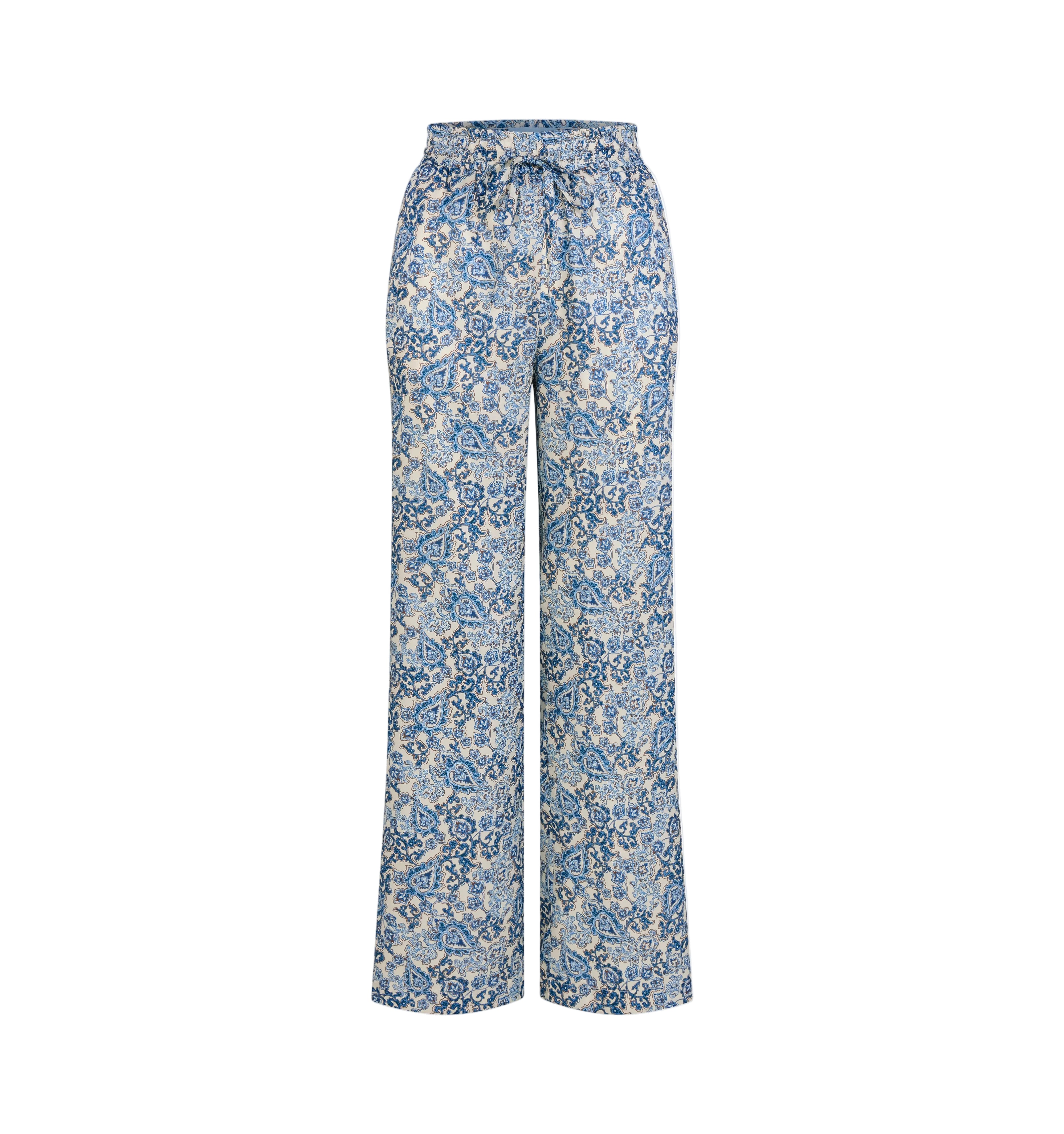 The Maxime Pant in Chedworth Paisley Blue