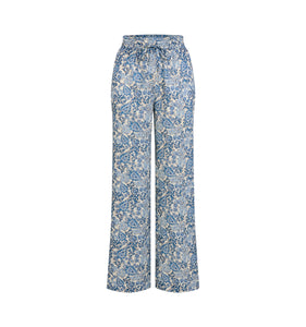 The Maxime Pant in Chedworth Paisley Blue