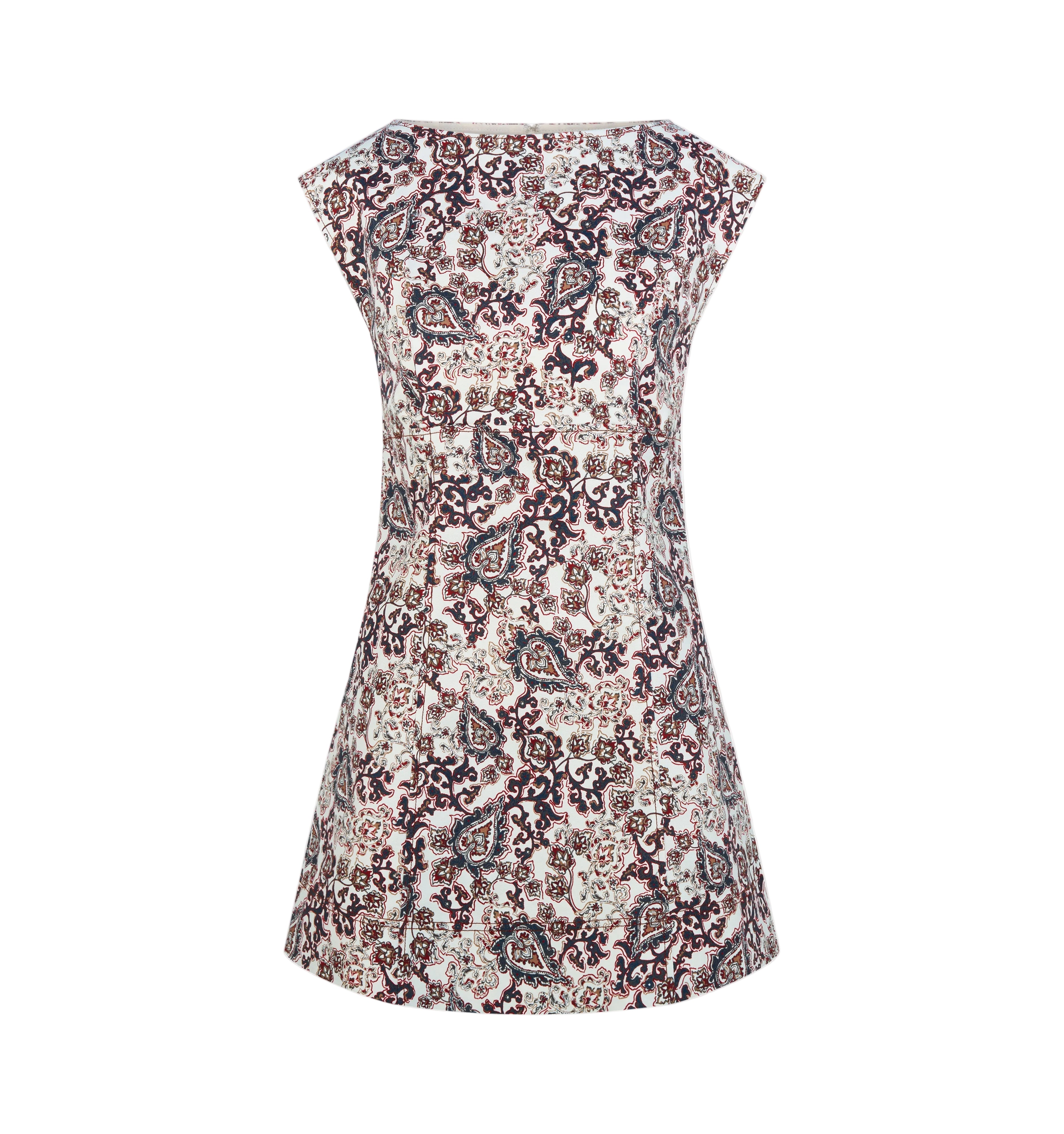 The Rhiannon Dress in Chedworth Paisley Brown