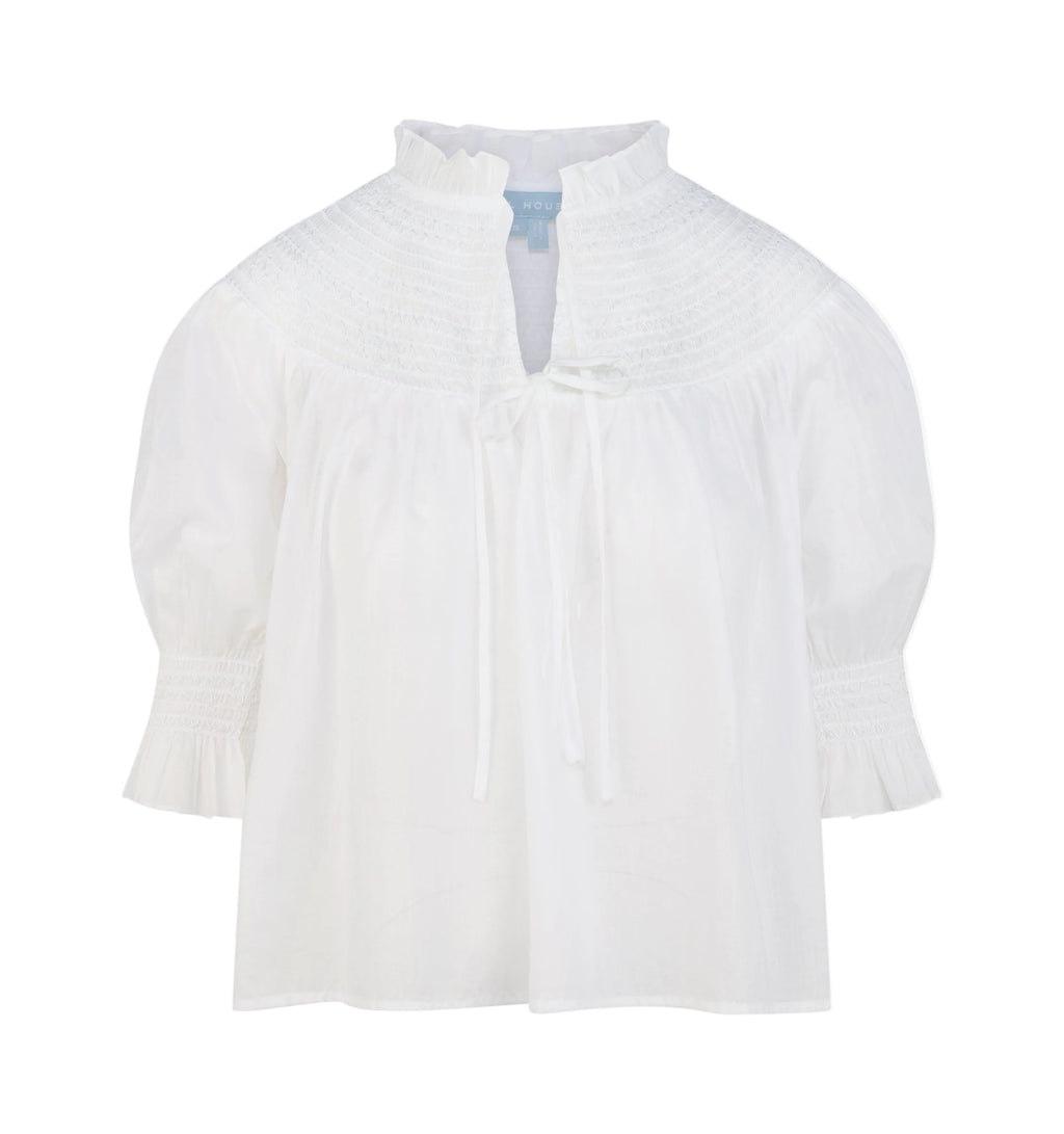 The Zinnia Top in White