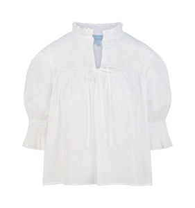 The Zinnia Top in White