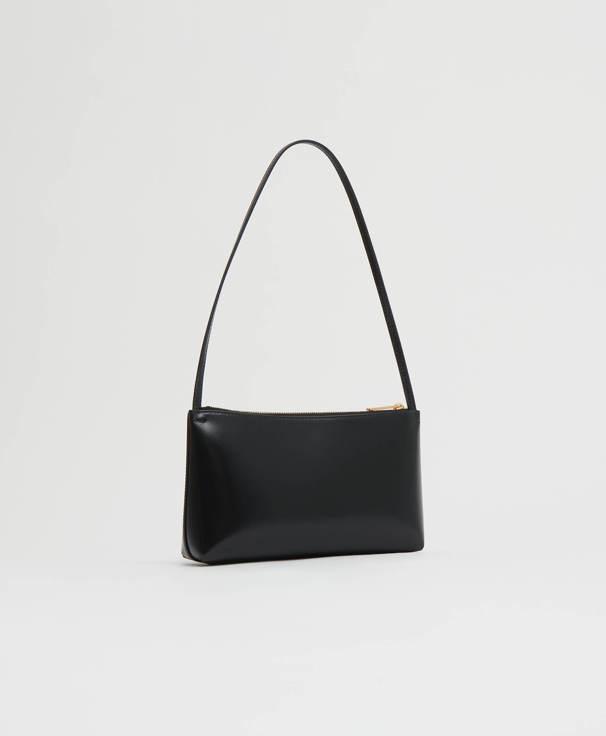 Gaia Shoulder Bag in Black & Flamma | Over The Moon