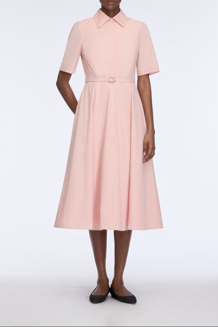Rubie Dress in Light Pink Cotton Popclan UK 12