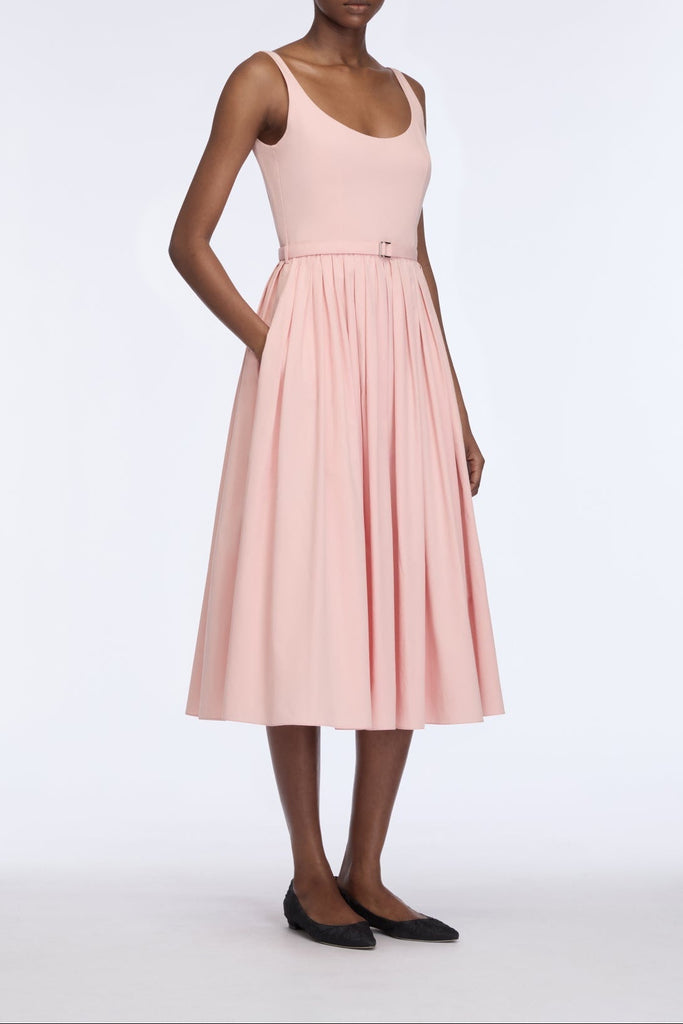 Eglantine Dress in Light Pink Cotton Popclan UK 16