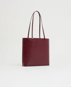Filo Tote in Claret Naplak
