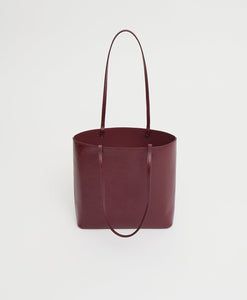 Filo Tote in Claret Naplak