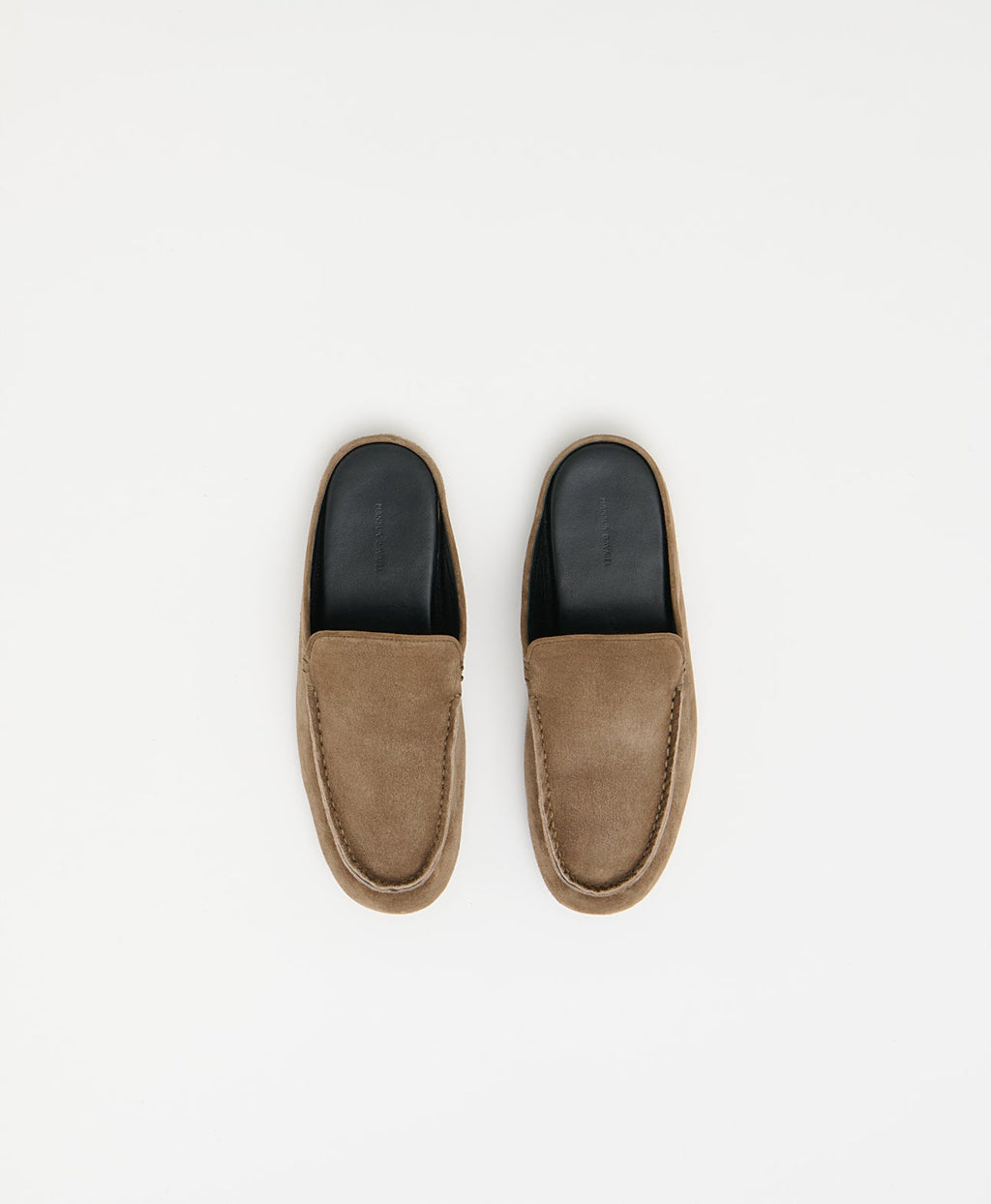 Moccasin Mule in Anise Suede