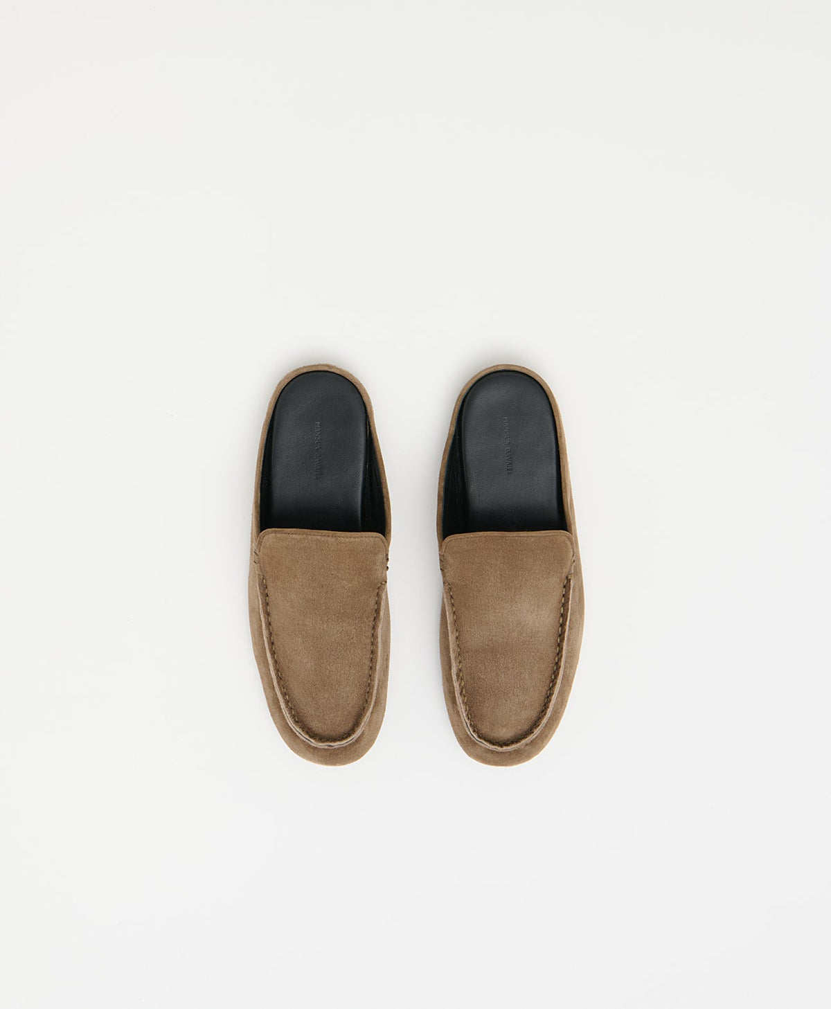 Moccasin Mule in Anise Suede
