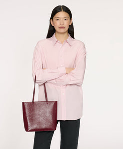 Filo Tote in Claret Naplak