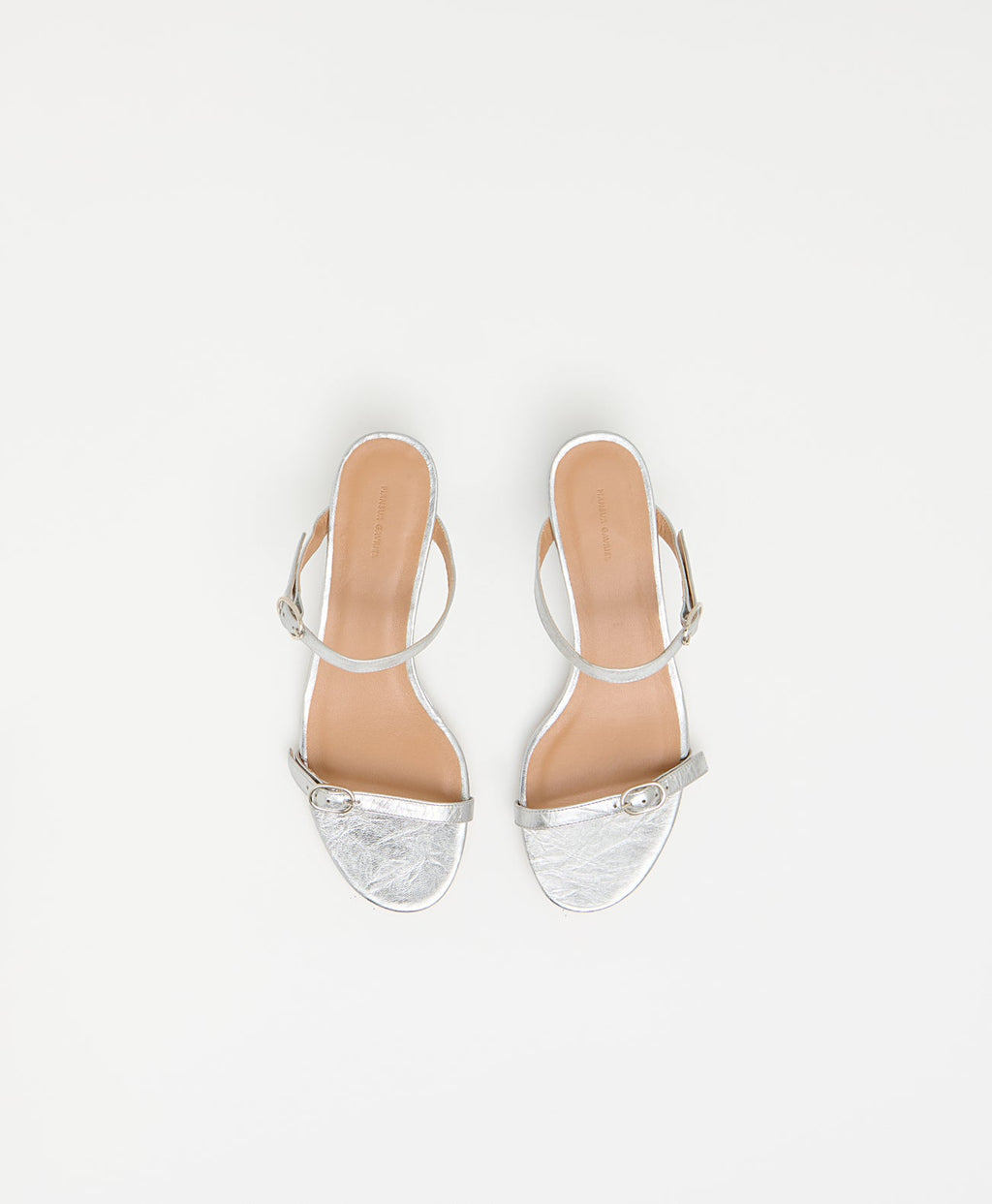 Zeppa Sandal in Crinkled Silver
