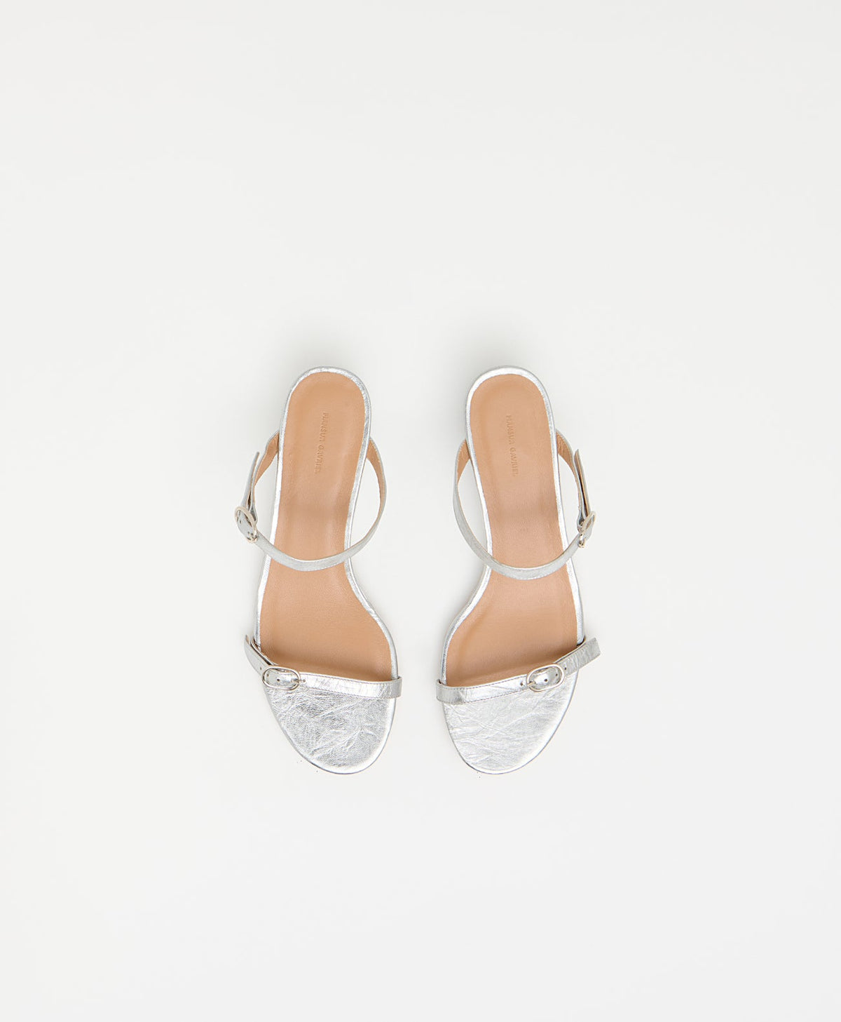 Zeppa Sandal in Crinkled Silver