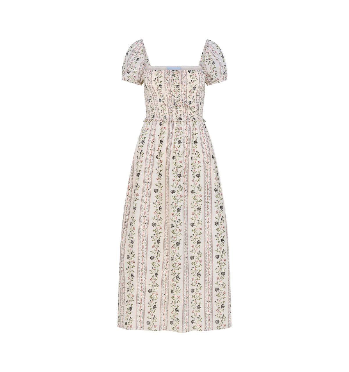 The Aster Nap Dress in Kelmscott Ribbon Stripe