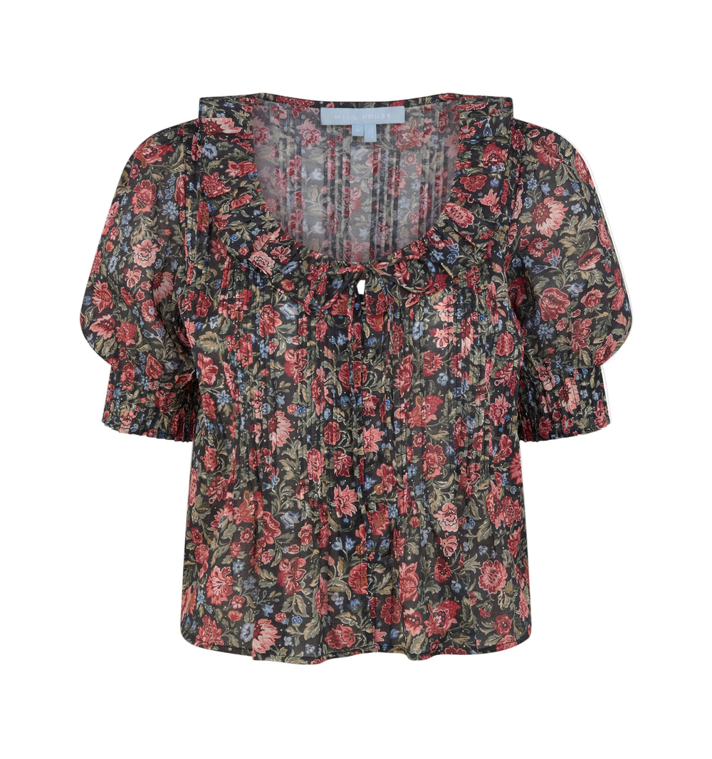 The Camri Top in Jacobean Sprig