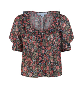 The Camri Top in Jacobean Sprig