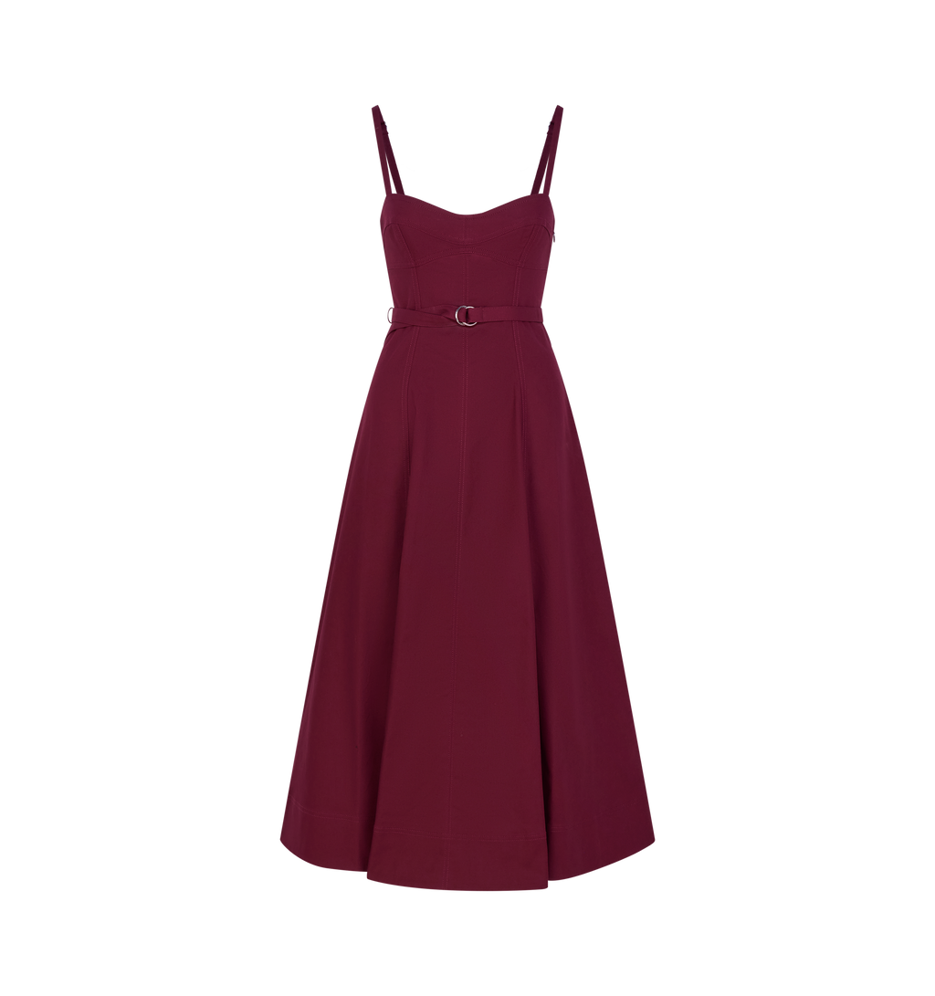 The Fiona Dress in Mulberry