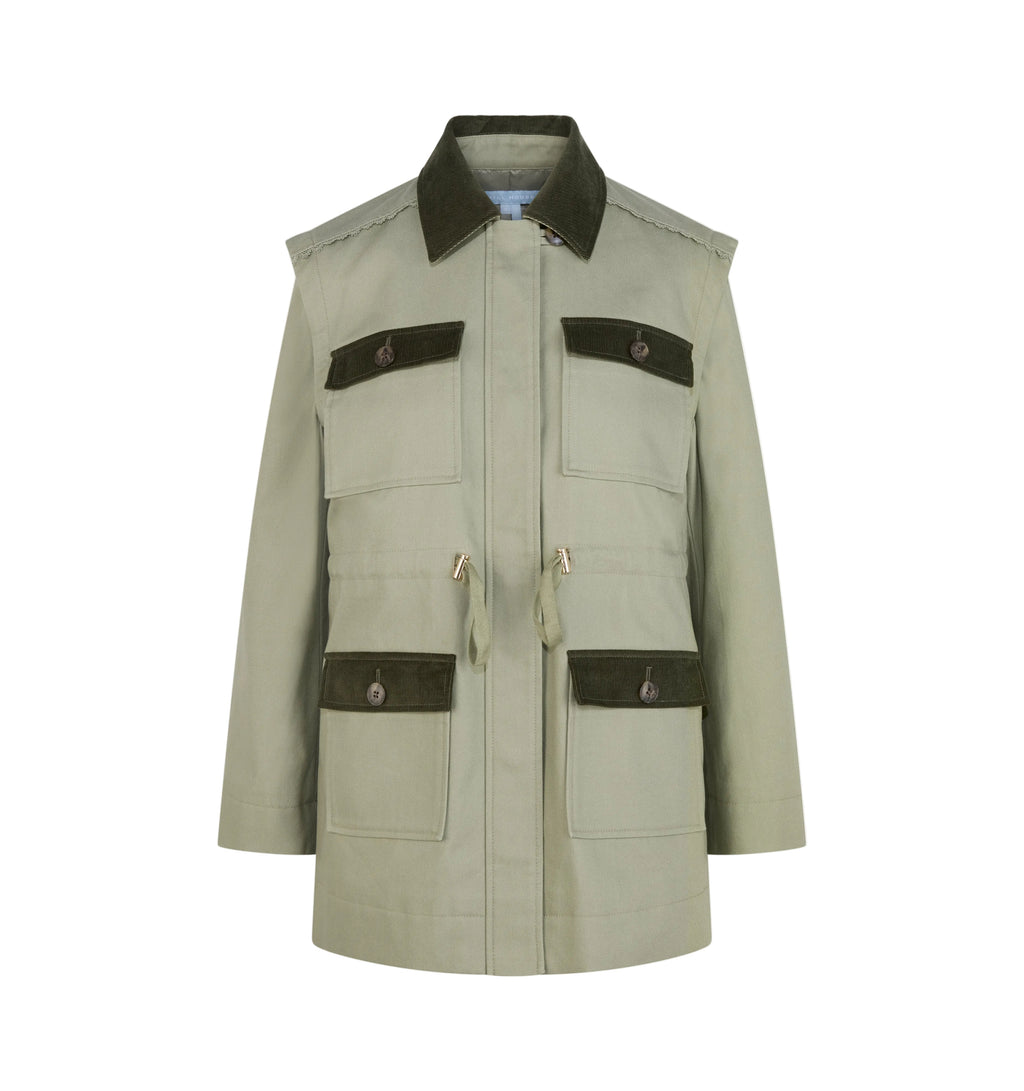 The Gillian Jacket in English Sage