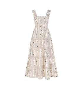 The Goldie Nap Dress in Kelmscott Ribbon Stripe