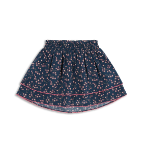 The Tiny Annabella Skirt in Daisy Ditsy Toss Navy
