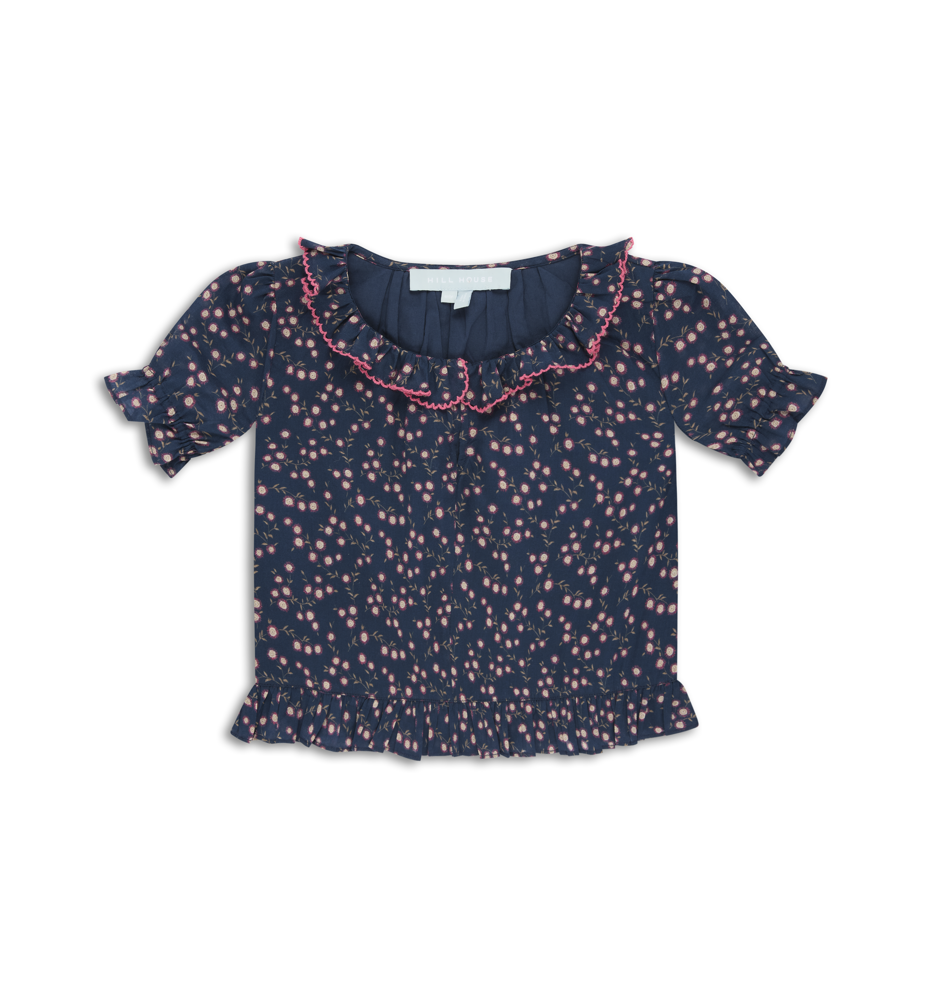 The Tiny Denver Top in Daisy Ditsy Toss Navy