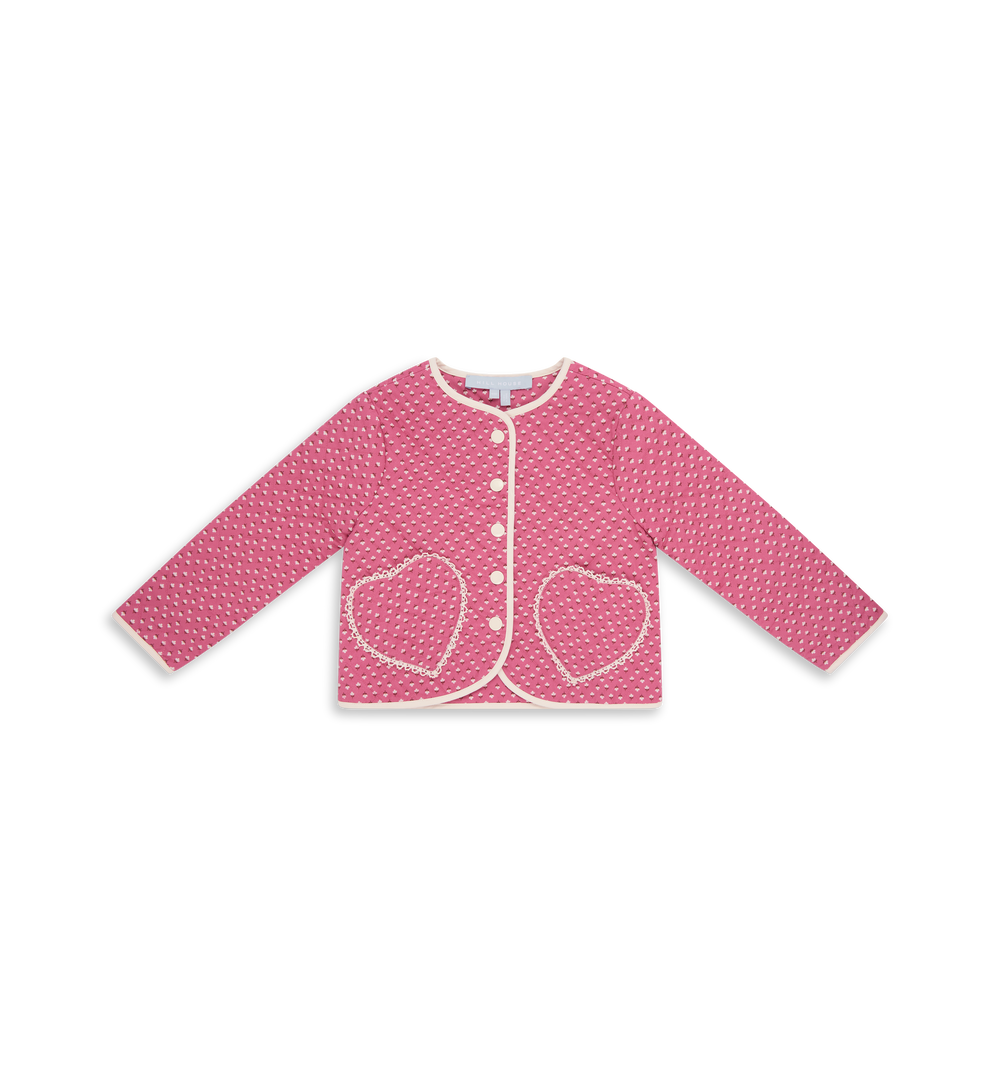 The Baby McNally Jacket in Poppy Half Drop Rose